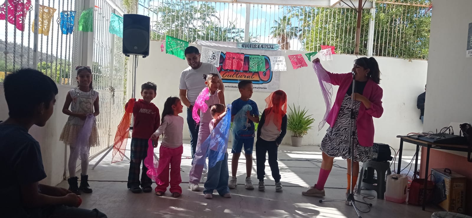 Actividad Cultural Comunitaria: Convite cultural en el CDC DIF Agua Escondida, La Paz, Baja California Sur